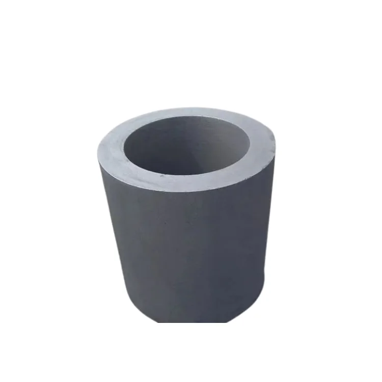 Graphite crucible for high-temperature resistant glass melting