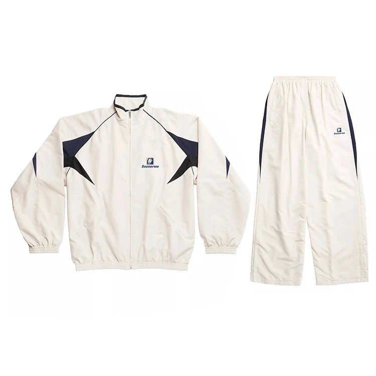 Оптовая продажа, нейлоновая водонепроницаемая Спортивная ветровка с принтом логотипа и спортивный костюм для бега