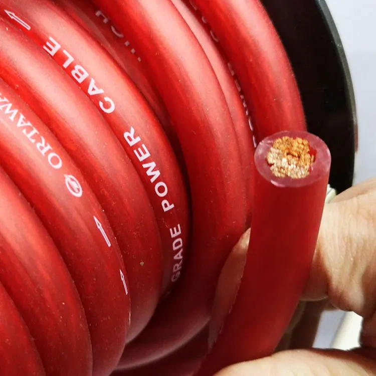 China Manufacturer wholesale High Quality car audio Cables wire Electrical 0ga OFC  cord Power Cable