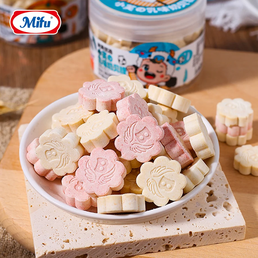 80g China milk flakes candy sweet milk chewing candy