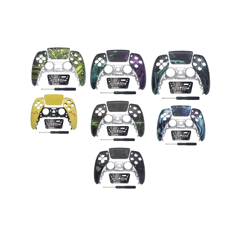 Customized Game Controller shell for PS5 Front Housing Cover Case Shells Touch Pad for Play Station 5 Joystick BDM010 faceplate