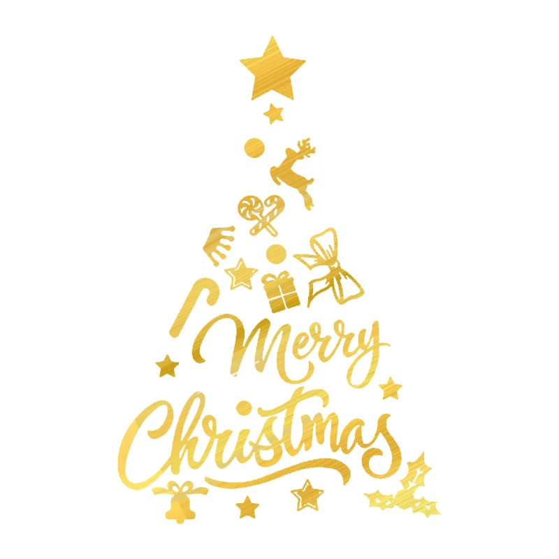 Christmas Stickers Santa Claus Snow Printed Static Clings Christmas Window Clings pvc Sticker