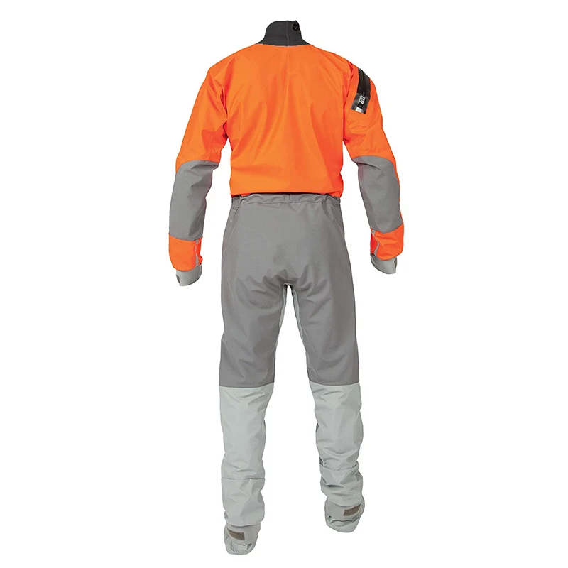 Mens Outdoor Sport Kayak Dry Suits Breathable Back Zip Sailing Waterproof Suit with Reflective Stripe OEM Service