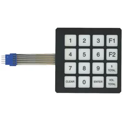 Fuel Dispenser Oil-Resistance Membrane Switch Keyboard for Fuel Dispenser