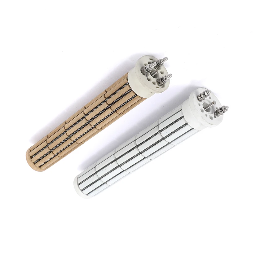 5KW Multipurpose Shock Resistance Hot Sale low voltage Reliability Element Heating Tube Ceramic Heater for Industrial furnace