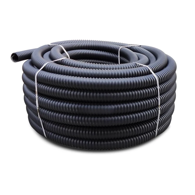 PP Customizable Color Thermoplastic Extrusion Process Corrugated Pipe Discharge Spiral Duct Flame Retardant Hose