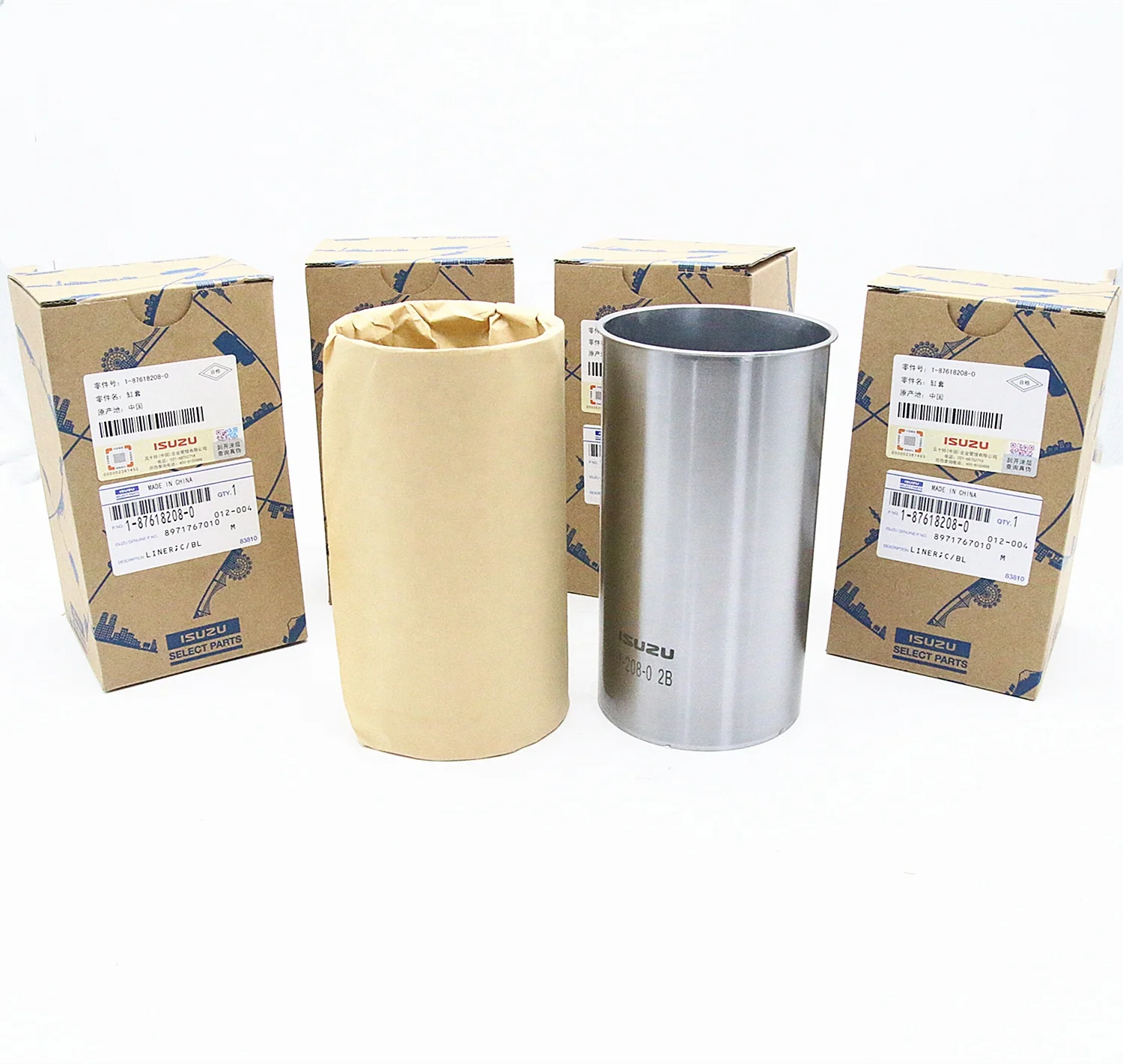 Diesel engine parts 8971767010 8-97176701-0 ISP 1876182080 1-87618208-0 cylinder block liner