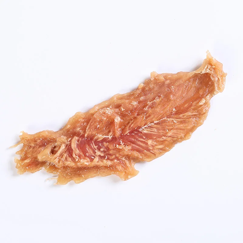 OEM 400g Dried Chicken Jerky Dog Treats Factory Wholesale High Nutrition Free Additive Protein Pure Natural Dog Snacks