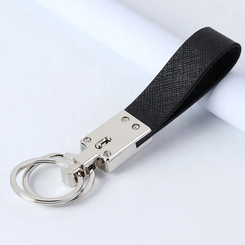 Cute Luxury Custom Leather Keychain Leather Strap For Keychain For Big House