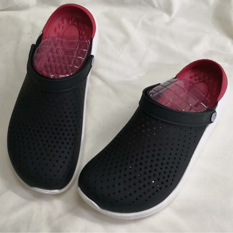 Новый дизайн, оптовая продажа, мужские сабо-сандалии, три цвета, садовые сабо, Мужская железная обувь, обувь для влюбленных, зеленая обувь, размер EU39-45 #