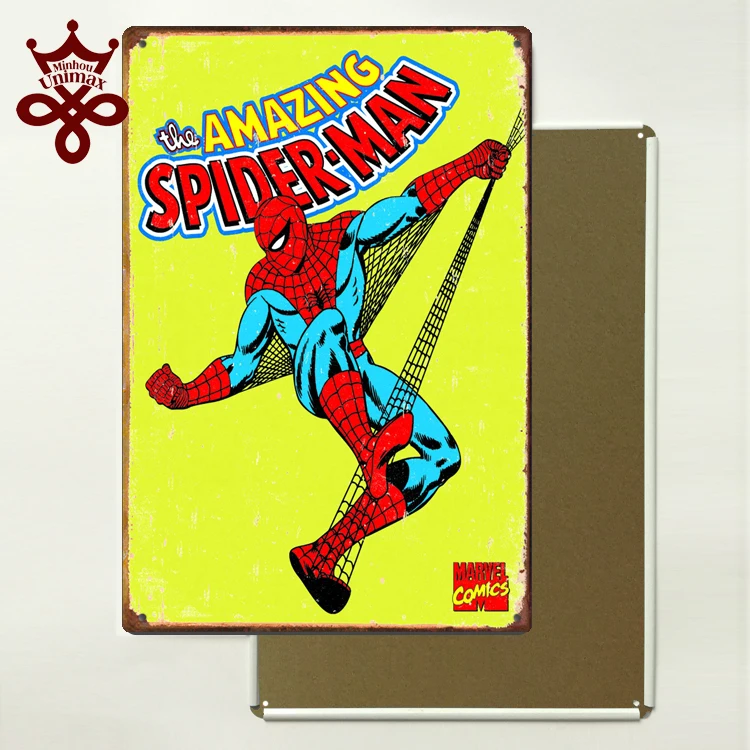 Wall Plaques 20*30cm Vintage Retro Tin Superman Signs
