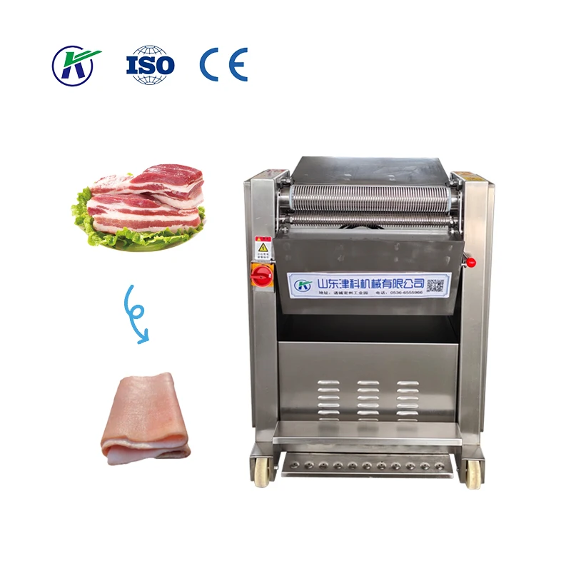 2025 Professional Pork Skin Removed Cutting Machine Pig Meat Peeling Mutton Peeler Remover Skinner