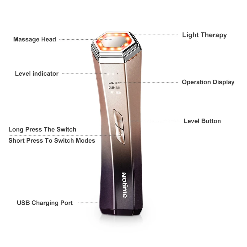 Skin Tightening Device Face Firming V Face Lifting Rf Ems Beauty Device Best Anti Aging Device