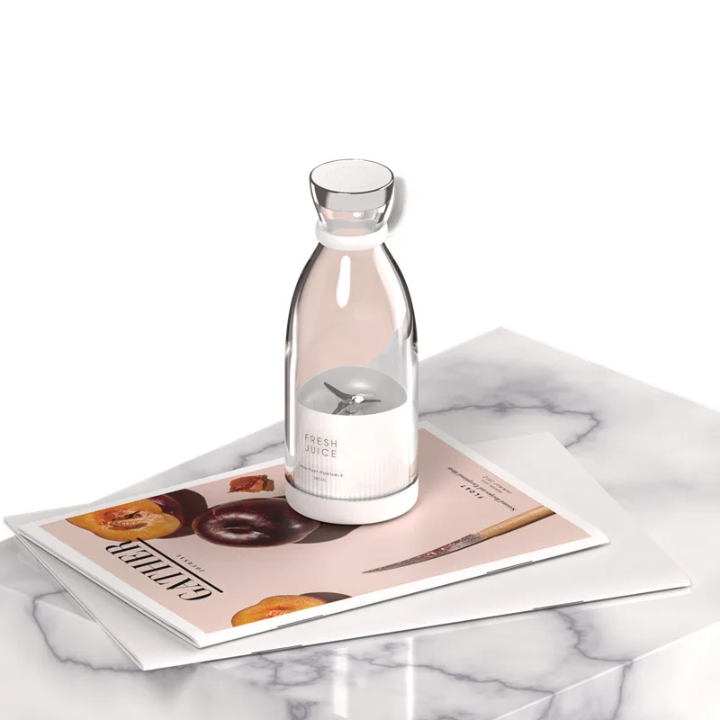 Portable 380ml Wireless Charging Juice Blender Mini Fruit Mixer Electric Rechargeable Fruit Juicer