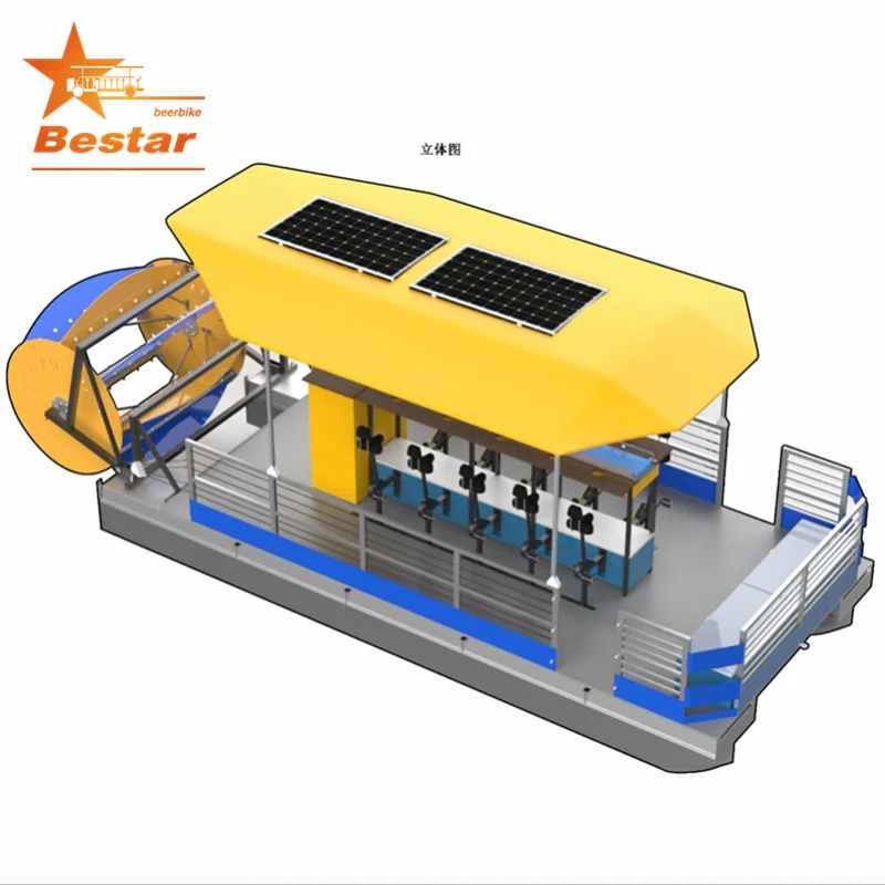 Luxury Floating Aluminium Made Electric Fishing Party Catamaran Pontoon Boat For