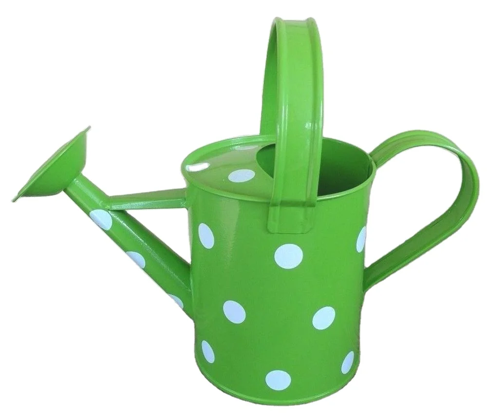 Wonderful Classic Polka Dot Metal Watering Can