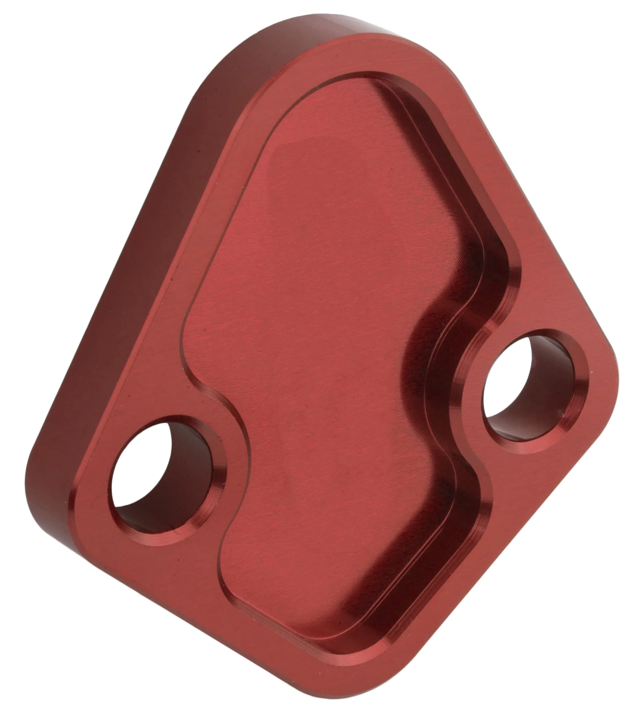 Stainless Steel316 17-4Steel 18-8Steel Low Carbon Steel Aluminum6061 Black Anodize Auto Truck Fuel pump Block Off Plate