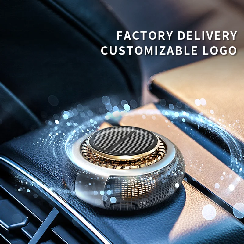 Luxury Solar Rotating Safe Long Lasting Fragrance Remove Odour Natural Beech wood Car Fragrance Aerosol Spray