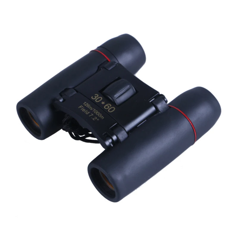 30x60 Folding Telescope Binocular with Low Light Night Vision for Outdoor Animal Watching Travelling Hunting