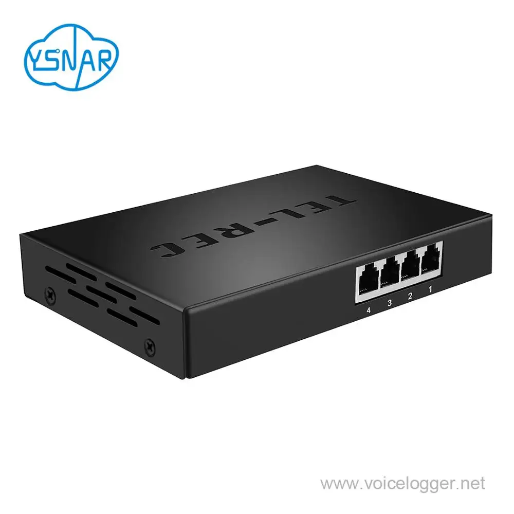 Телефонная система записи голоса: 4 порта USB голосовой регистратор производитель из Шэньчжэнь