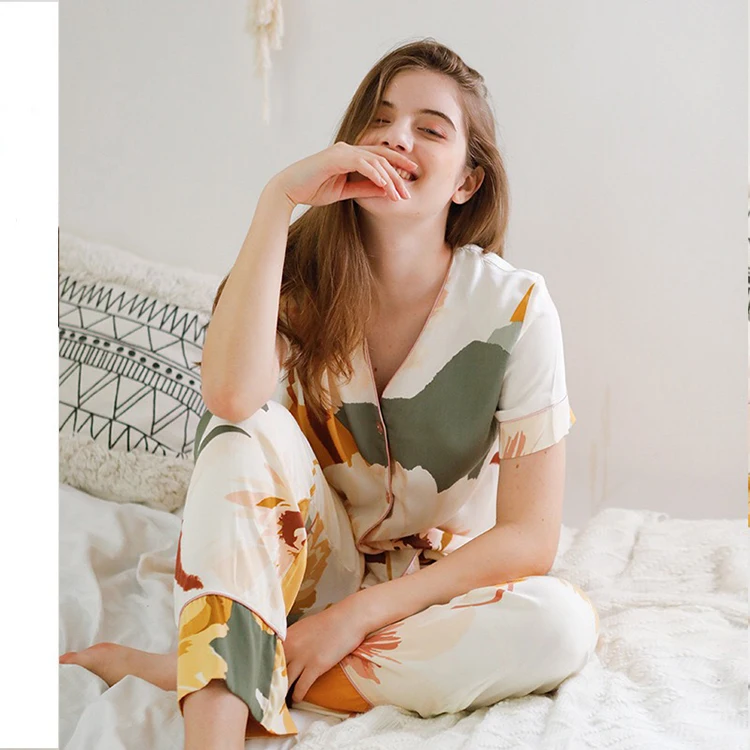 Новый Атласный пижамный комплект kurta для