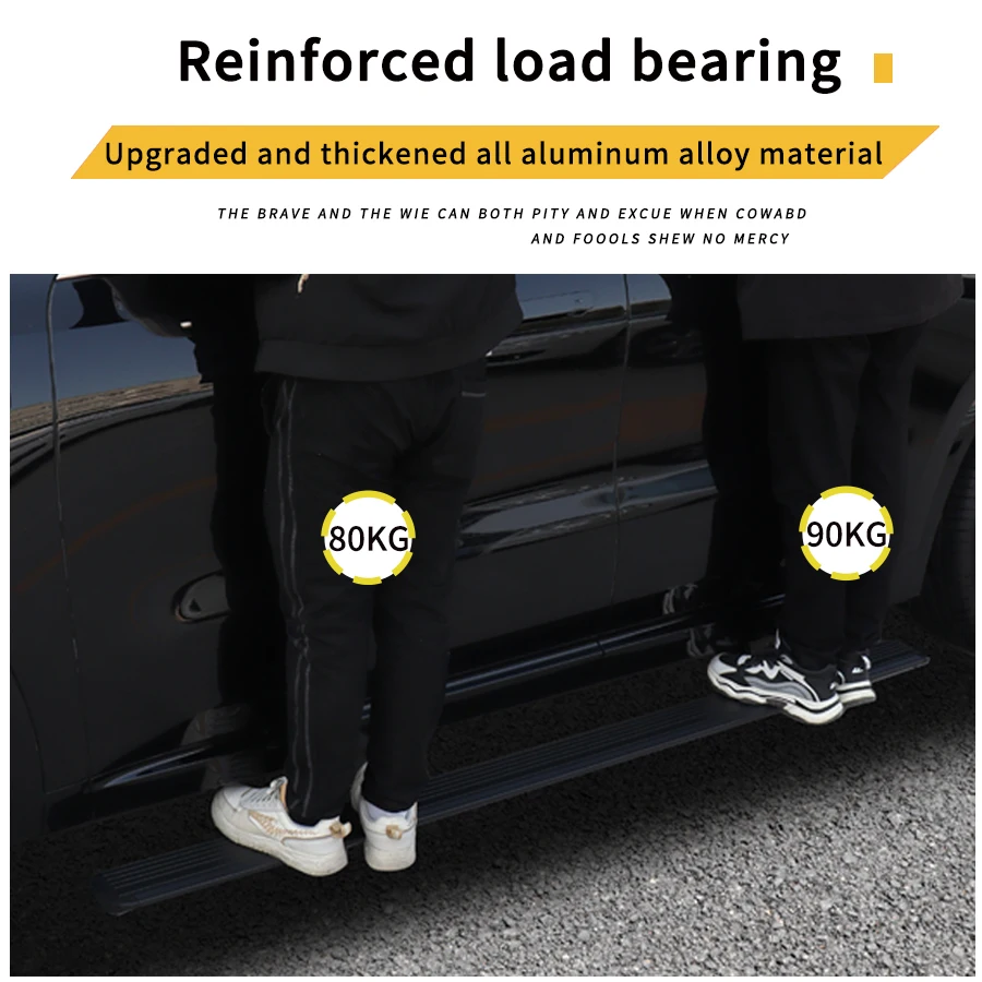 Kia series kx5 SPORTAGE Borrego Sorento kx3 kx7 Aluminum alloy thickened smart retractable electric side pedal with LED light
