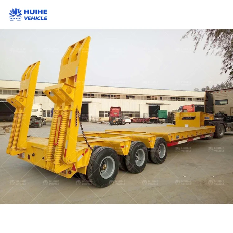 Контейнер 40 футов бортовой прицеп 20ft 40ft бортовой полуприцеп трёхосный полуприцеп с низким ложем