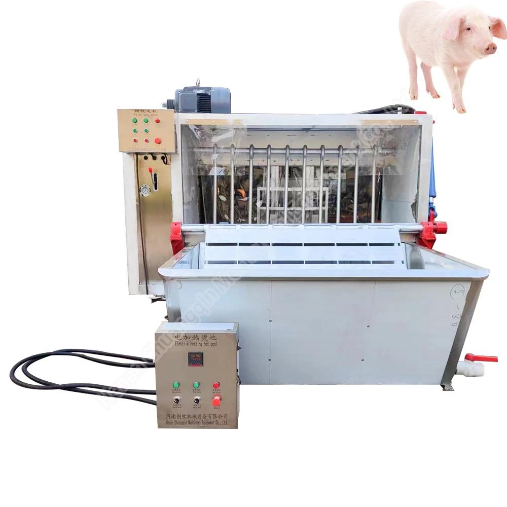 Pig Slaughter Equipment pig Slaughter Machine With Scalding Pool pig Carcass Scalding And De-hairing Combined