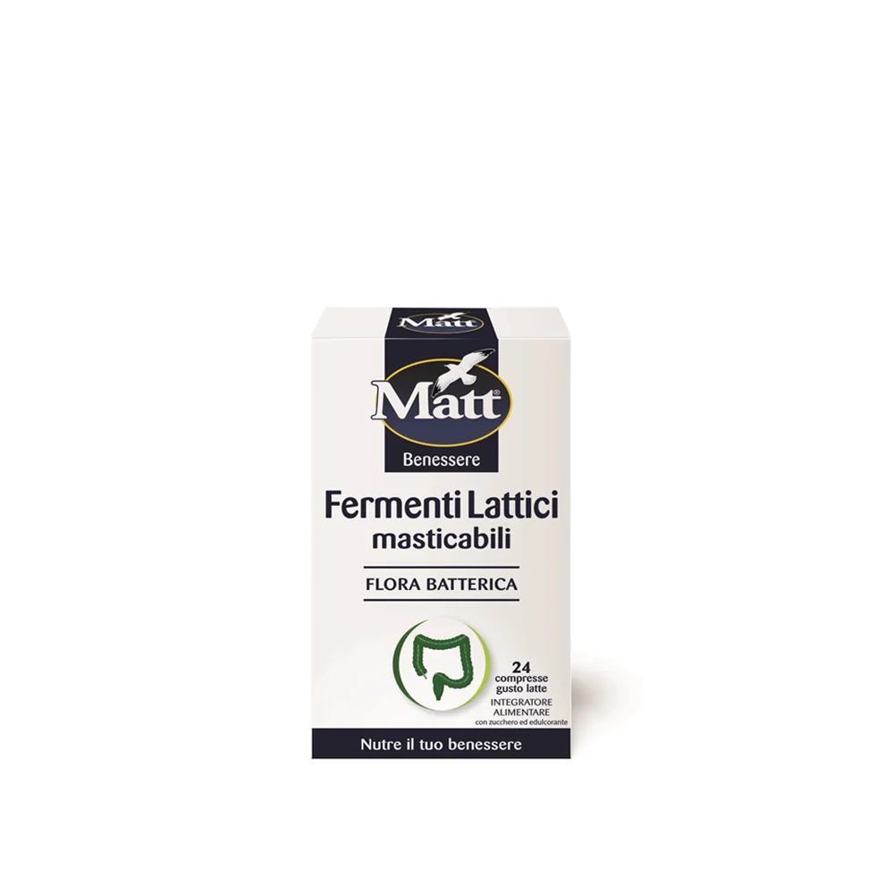 Italian Quality Bacterial Flora Healthcare Supplements Lactic Ferments Chewable Tablets for Export