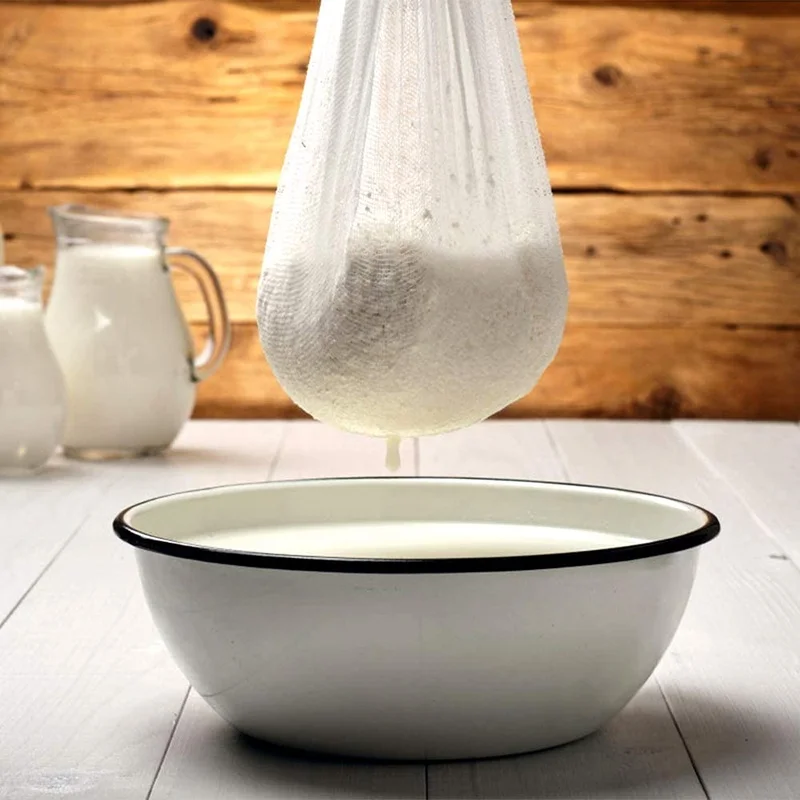 food grade cheesecloth unbleached pure cotton reusable  grade 100 organic cotton cheese cloth bag