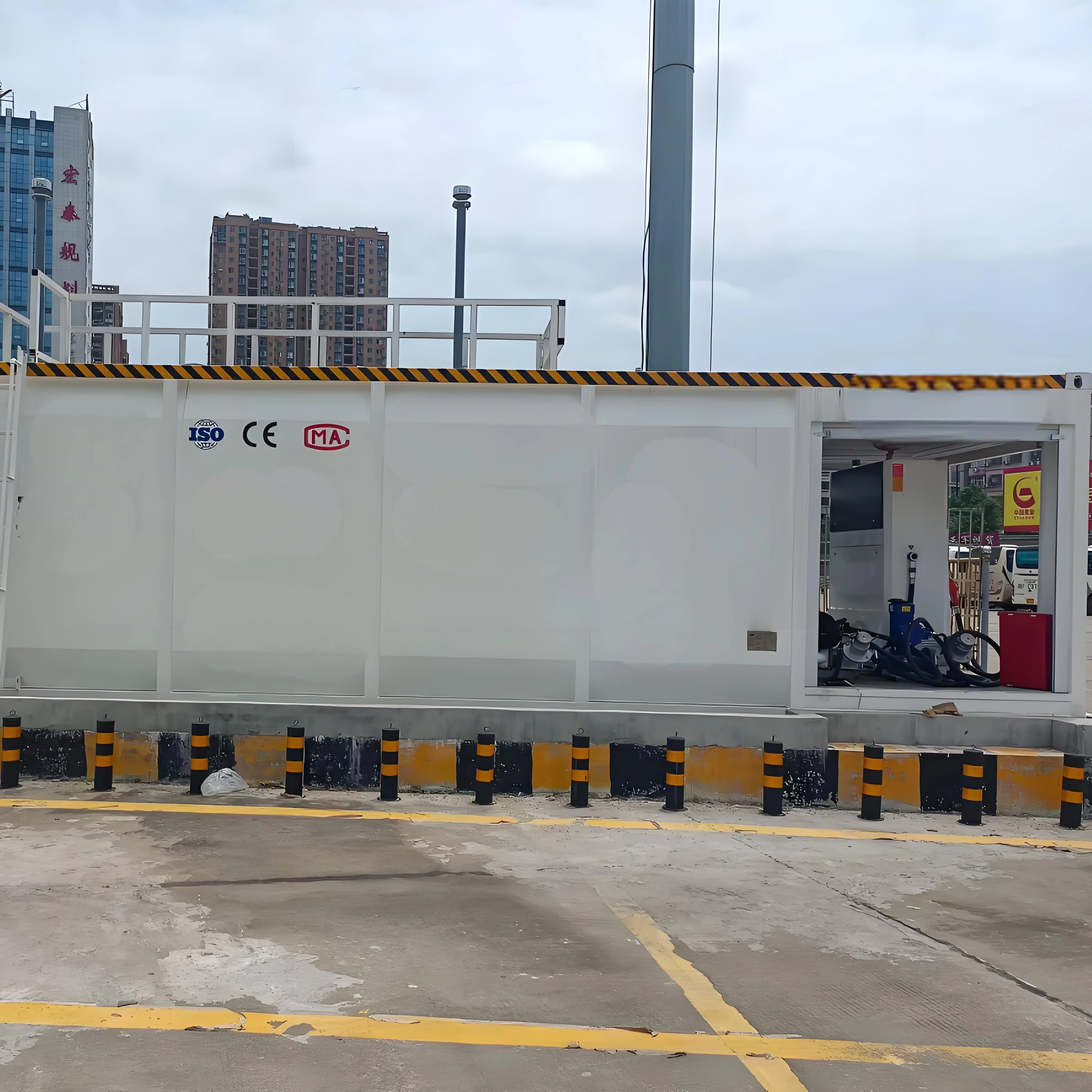 Мобильные заправочные станции CNG с компактным дизайном и высокой емкостью