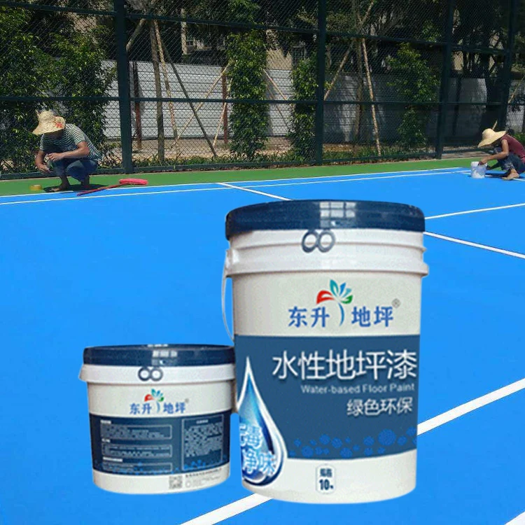 Waterproof Waterborne epoxy floor mid paint  for Mortar and Putty layer