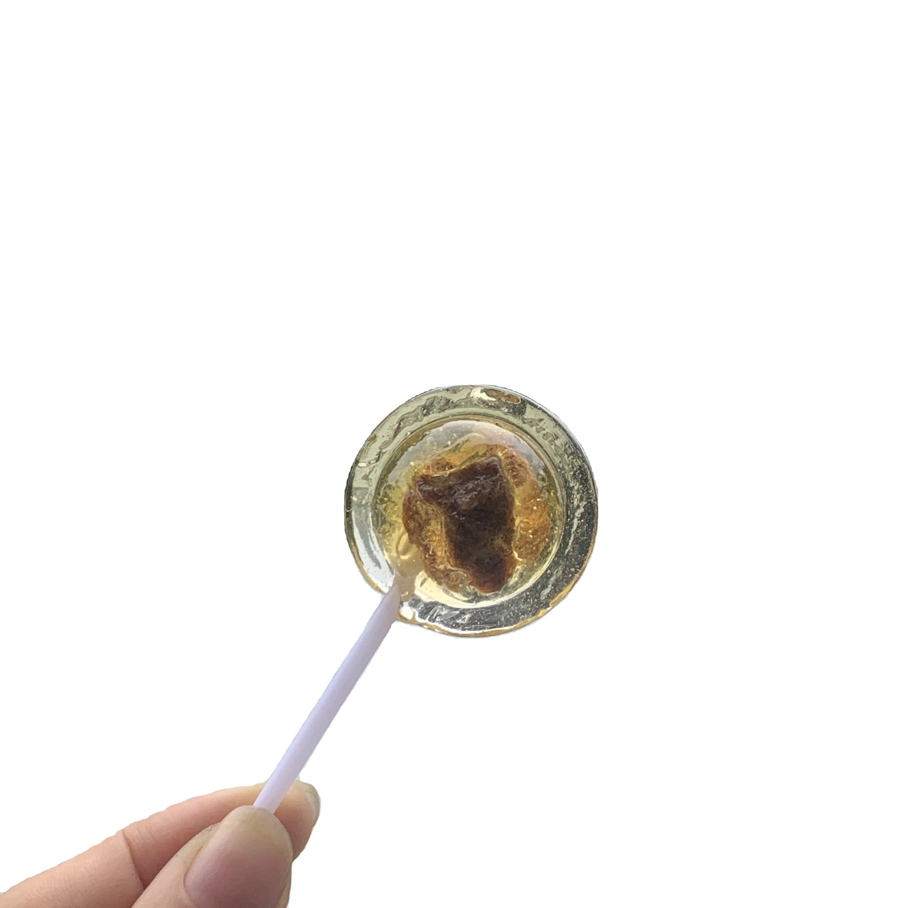 
New Chinese Preserved Sour Dried Plum Filled Honey Candy Lollipop 