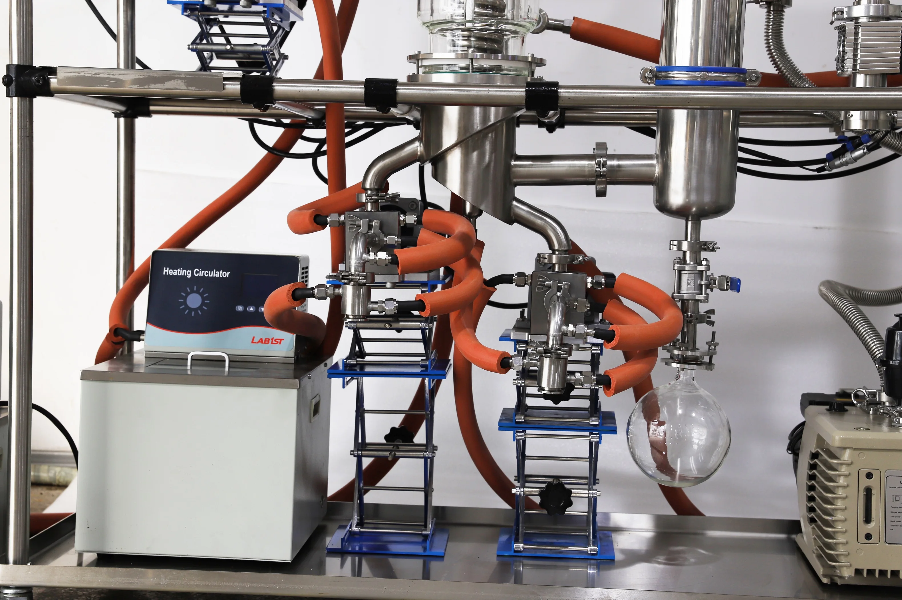 Lab1st wiped film cbd distillation evaporator oil system