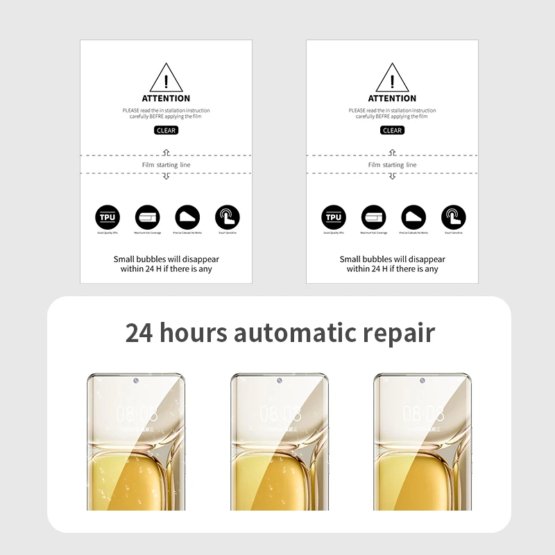 Soft TPU Sheets Mobile Phone Protective HD Hydrogel Screen Protector for Cutter Smart Film Cutting Machine