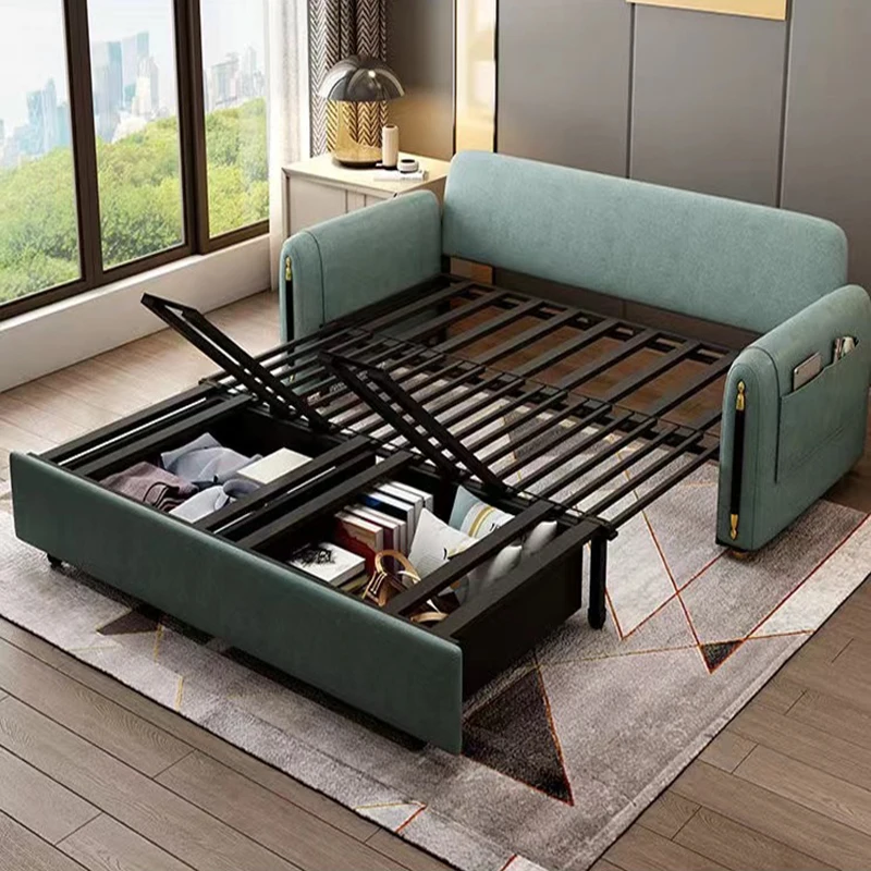 High Quality Metal Sofa Bed Mechanism Frame Full Size Iron Space Saving Invisible Folding Murphy Couch Furniture Accessories