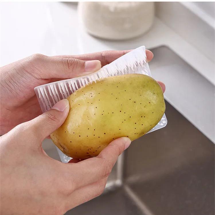 Multifunctional Vegetable Brush Scrubber for Potatoes Carrots Corn Fruit and Vegetable Cleaning Brush