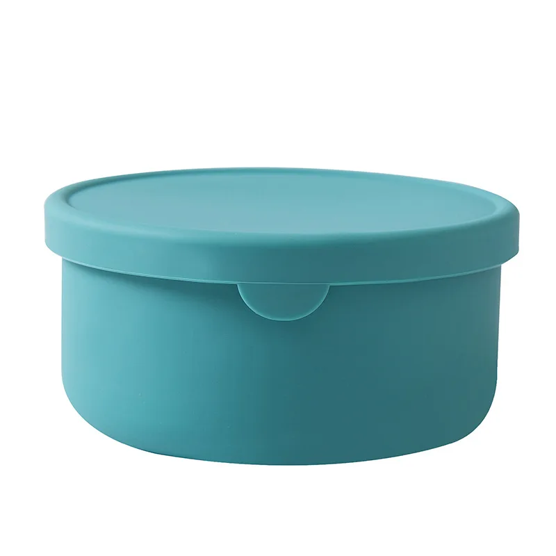 Hot Sale Food Safe 700ml Bento Box Home Kitchen Durable Bread Fermentation Container Silicone Pizza Dough Box