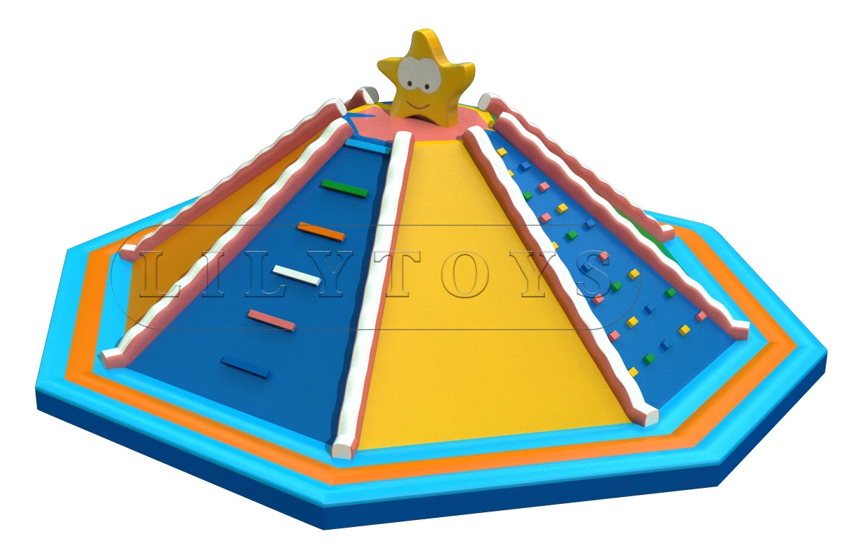 Cheap Playground inflatable rock climbing walls sport games for pressure