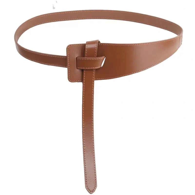 Wholesale Ladies Famous Luxury Brand Women Leather Designer Belts Thick Waist Band Dress Party Wide Belt