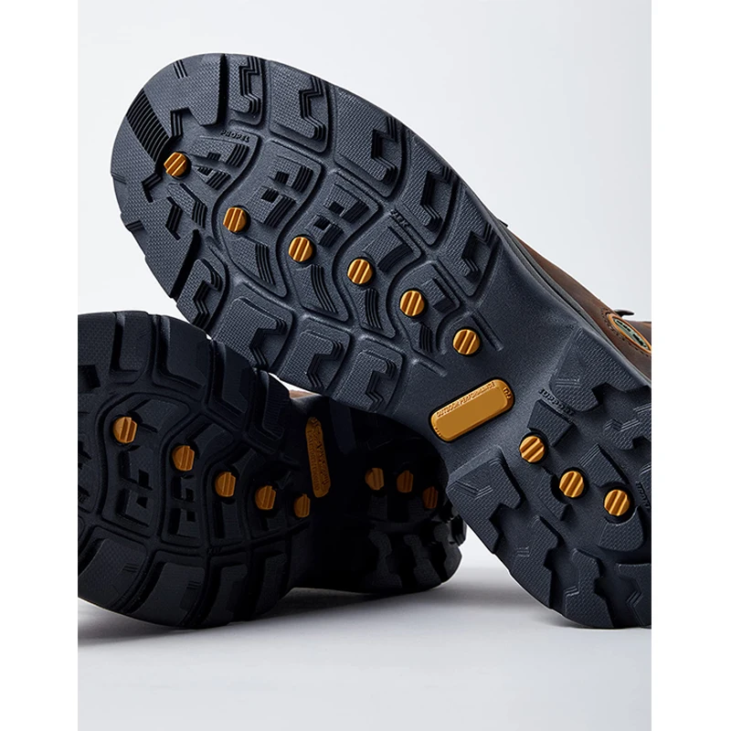 Waterproof hiking boots fancy black soft light weight Hiking Boots for men