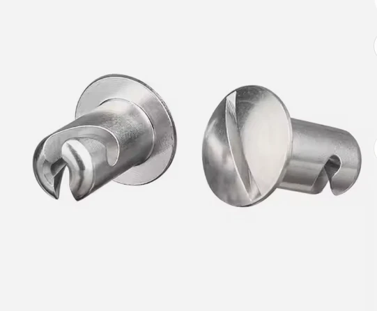 Aluminum 6063-T6 Oval head slotted Pin quick fastener Quarter Turn fasteners