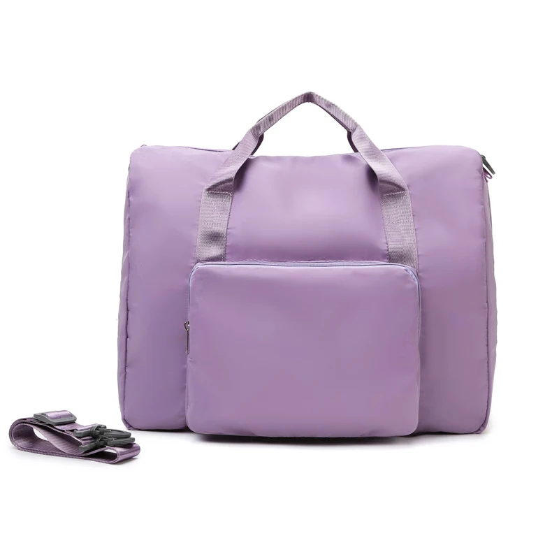 Ladies duffel travel foldable bag for travel,duffle travelling bag foldable layer,large capacity airline foldable travel bag