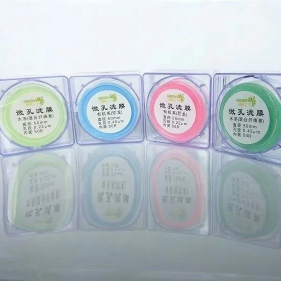 Китайские поставщики 0,45 мкм микронный мембранный фильтр MCE / мембранный диск для лабораторного использования