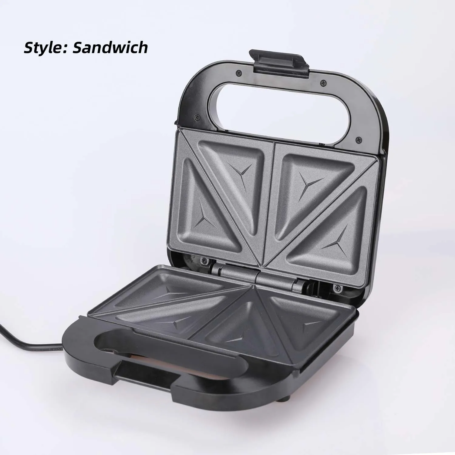 Customized Logo Household Bread Toaster Oven Machine Toaster 2 Slice Portable Mini Electric Sandwich Maker
