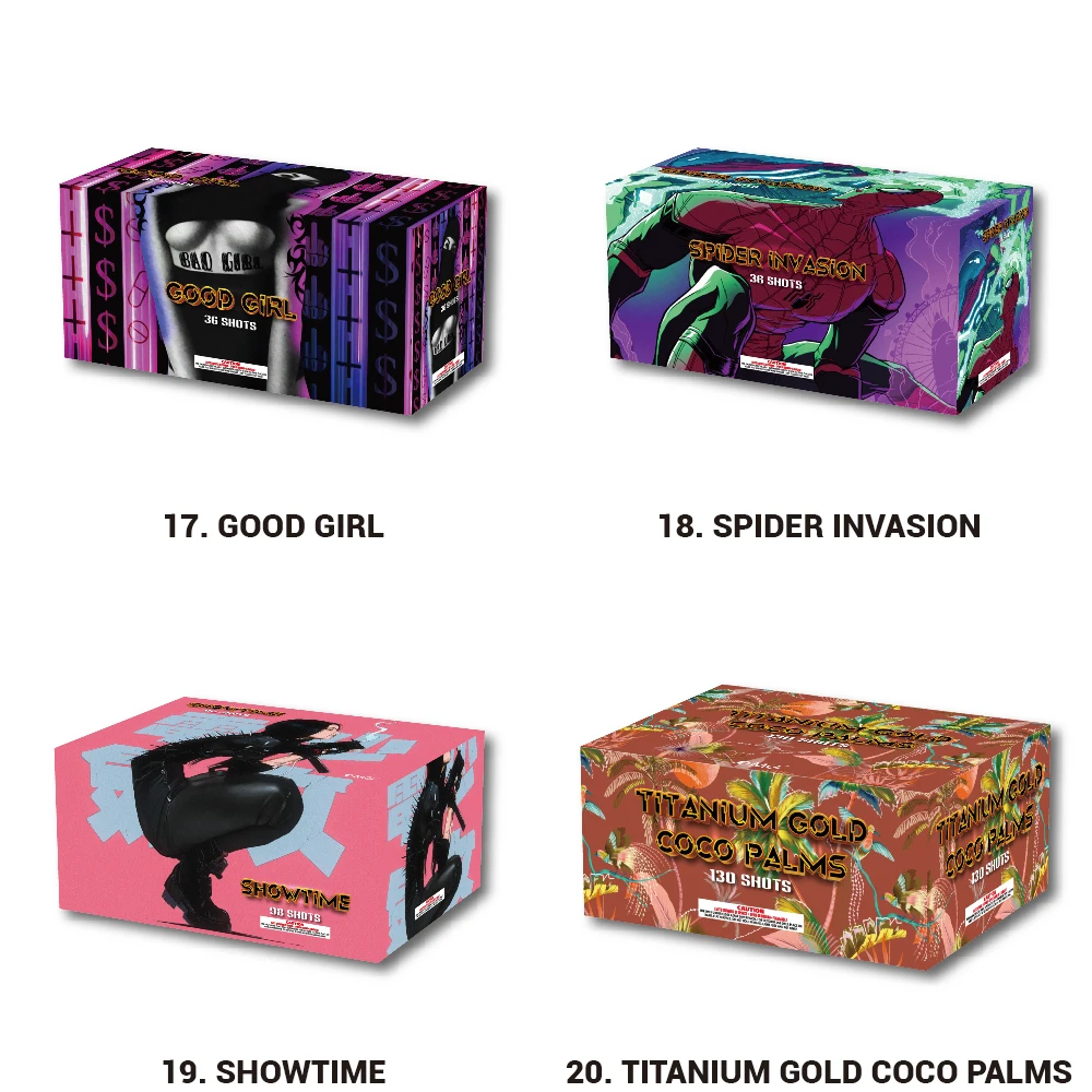 Customized 100 130 600 shot Cakes Fireworks, Chinese Liuyang party & holiday supplies firecrackers & fireworks wholesale