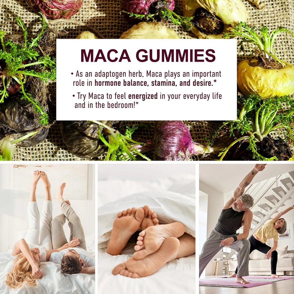 OEM/ODM/OBM Maca Gummies обеспечивает энергию Bbl большой зад