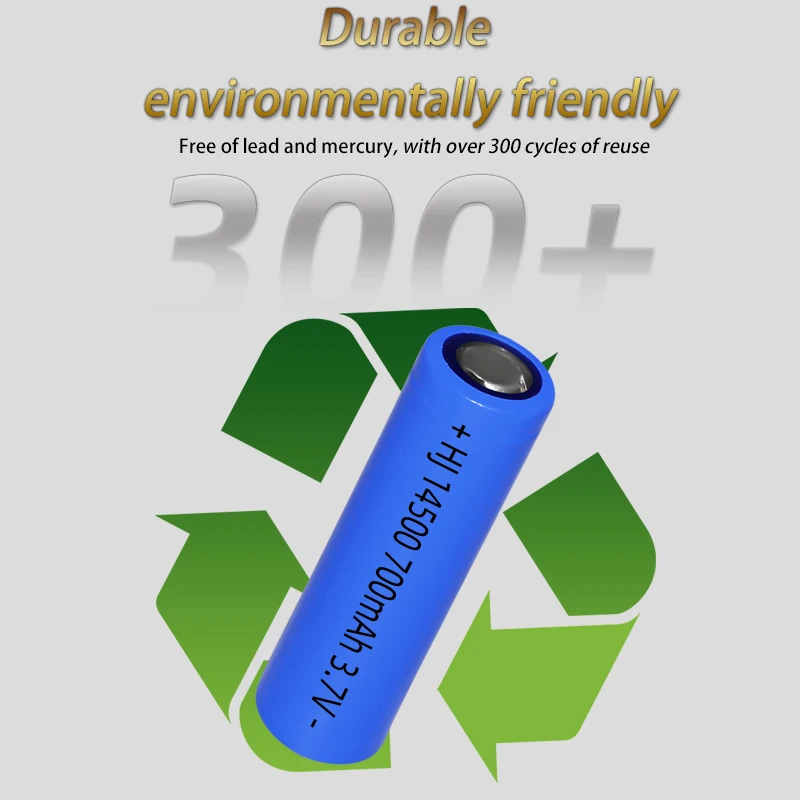 Factory rc helicopter 14500 3.7V 700mAh rechargeable polyme Li-ion cells lithium car electric vehicle battery