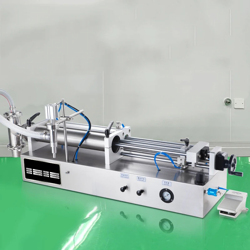 Horizontal Pneumatic Filling Machine Honey Alcohol Quantitative Filling Equipment Laundry Detergent Detergent Canning Machine Ha