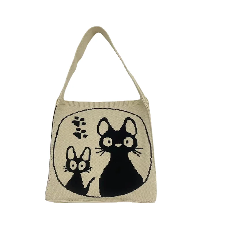 Женская трикотажная сумка